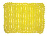 Tapete Retangular Floripa Amarelo 61cm x 47cm